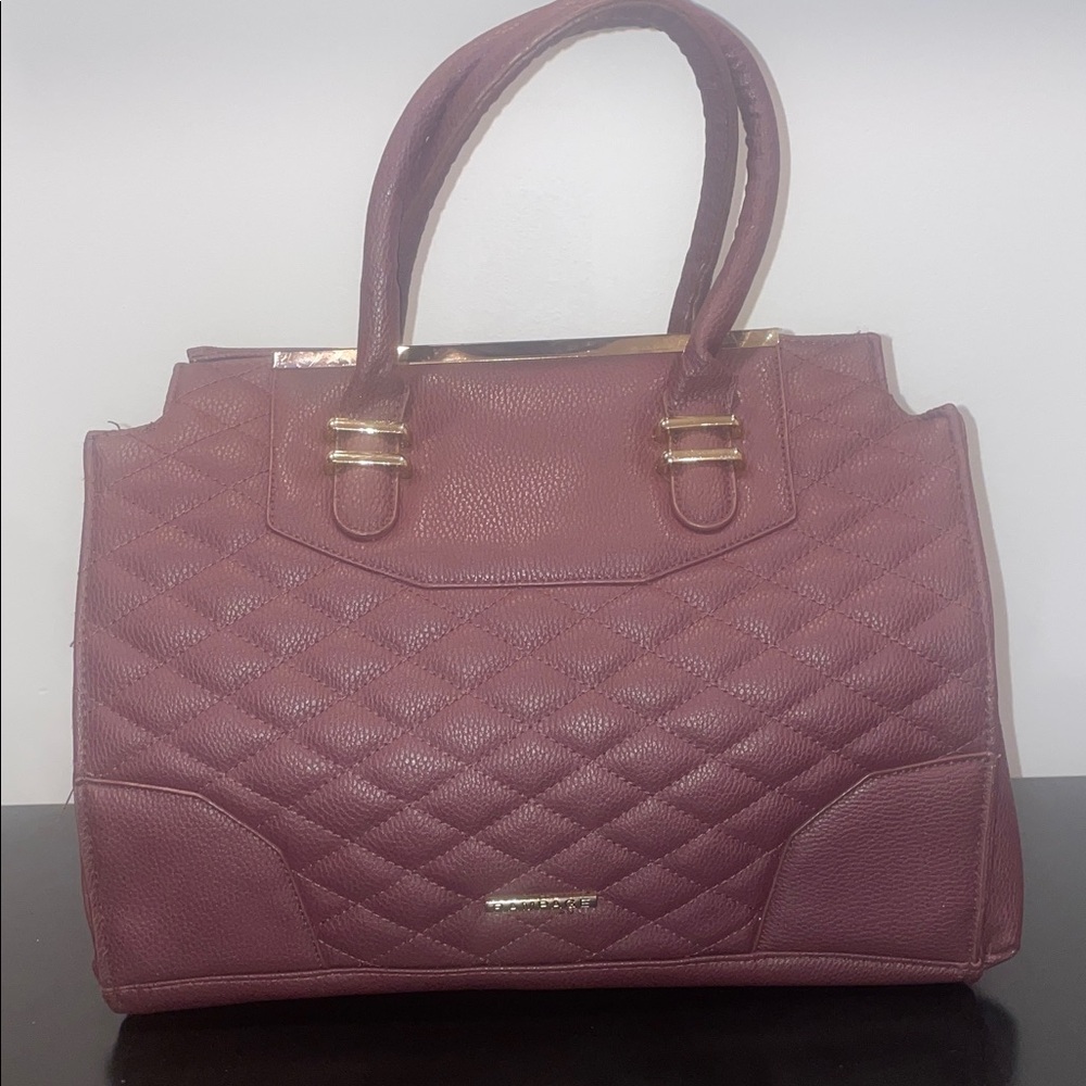 🛍️ Rampage Quilted Maroon Satchel -EUC (barely loved) - Picture 10 of 10